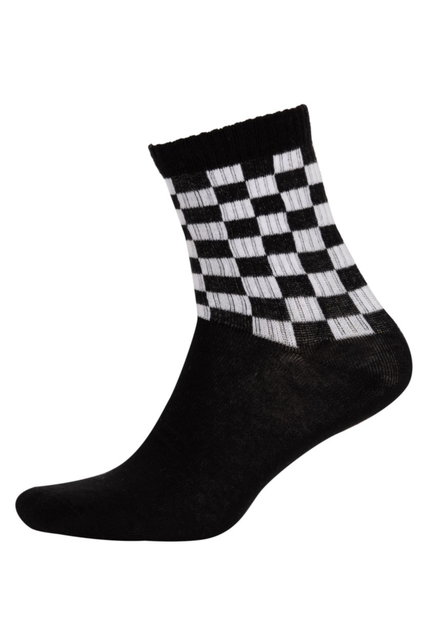 Erkek Karma Erkek 3'lü Pamuklu Soket Çorap