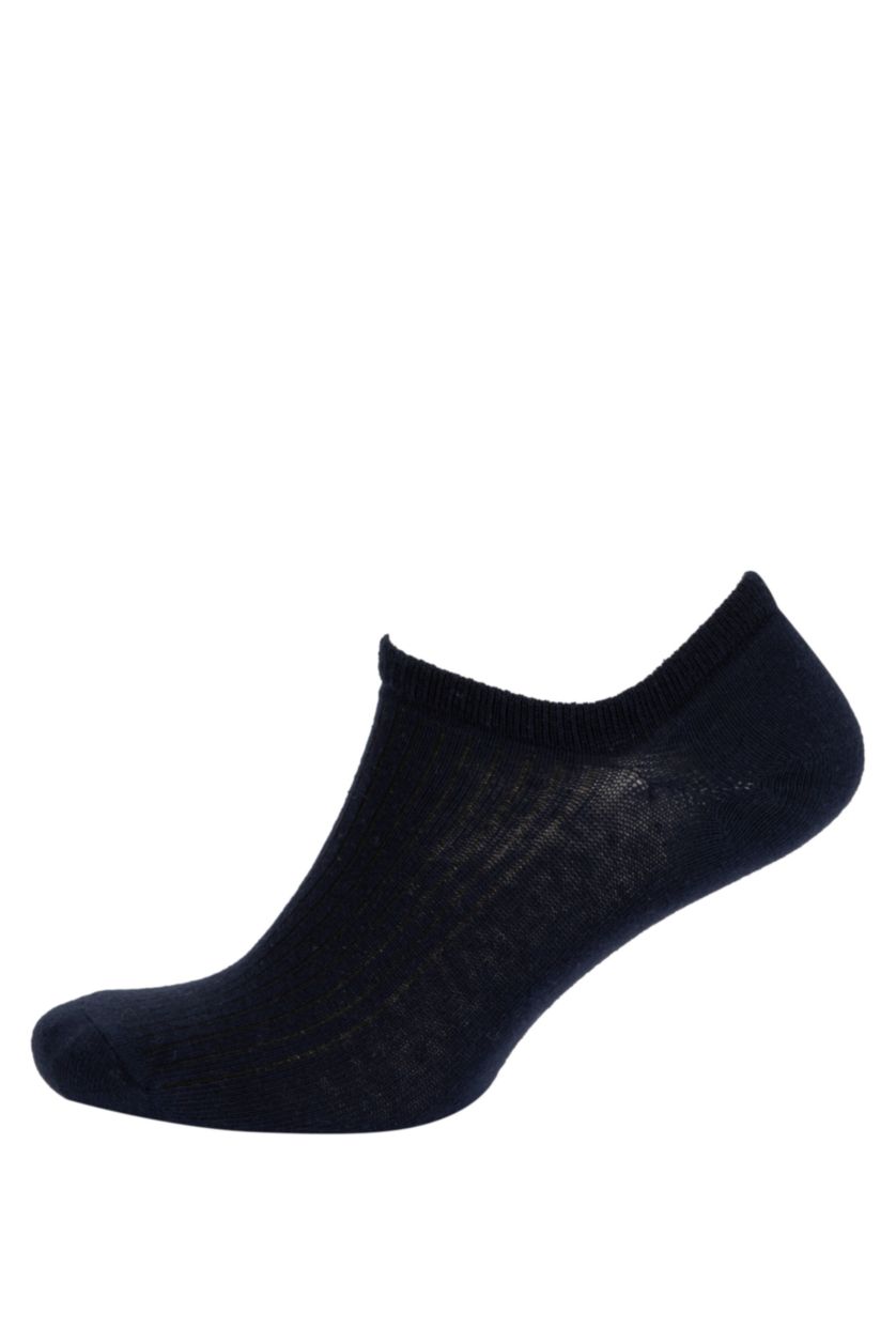 Erkek Lacivert Erkek 3'lü Pamuklu Sneaker Çorap