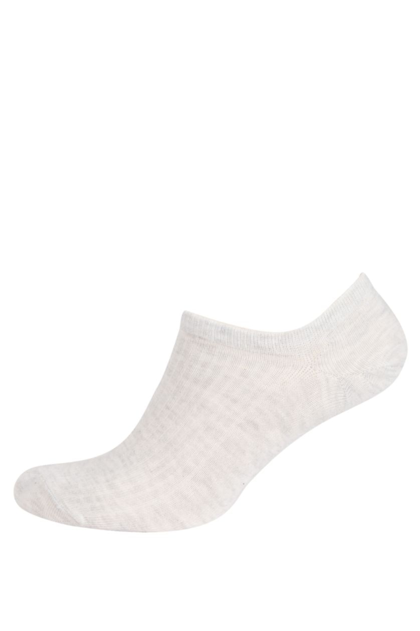 Erkek Lacivert Erkek 3'lü Pamuklu Sneaker Çorap