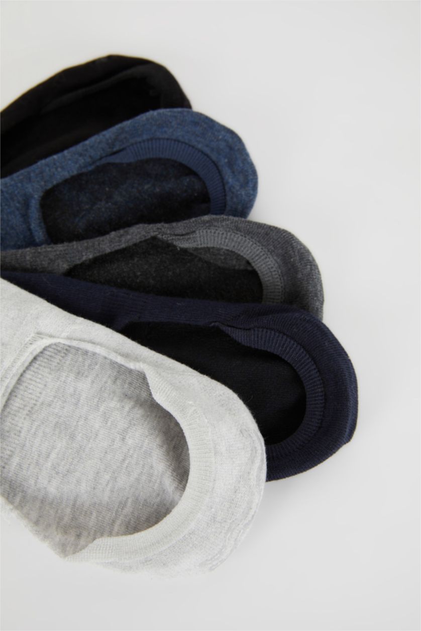 Erkek Karma Erkek 5'li Pamuklu Babet Çorap