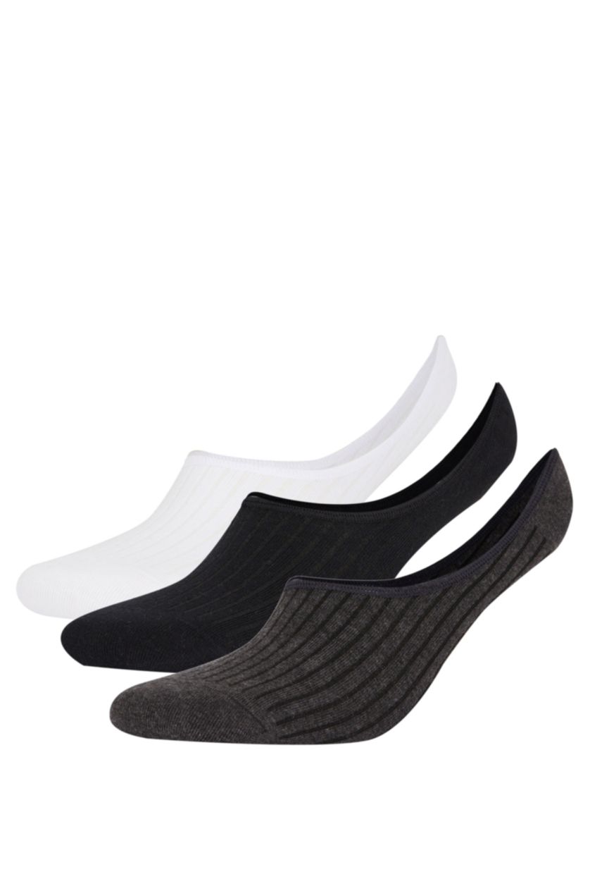 Erkek Karma 3'lü Pamuklu Babet Çorap