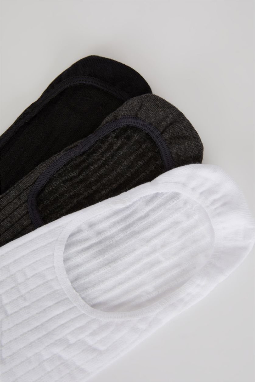 Erkek Karma 3'lü Pamuklu Babet Çorap