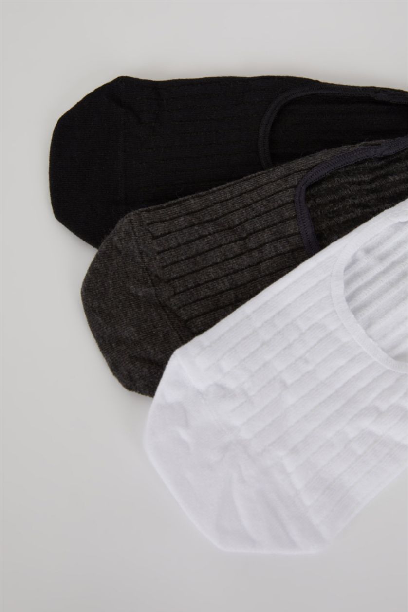 Erkek Karma 3'lü Pamuklu Babet Çorap