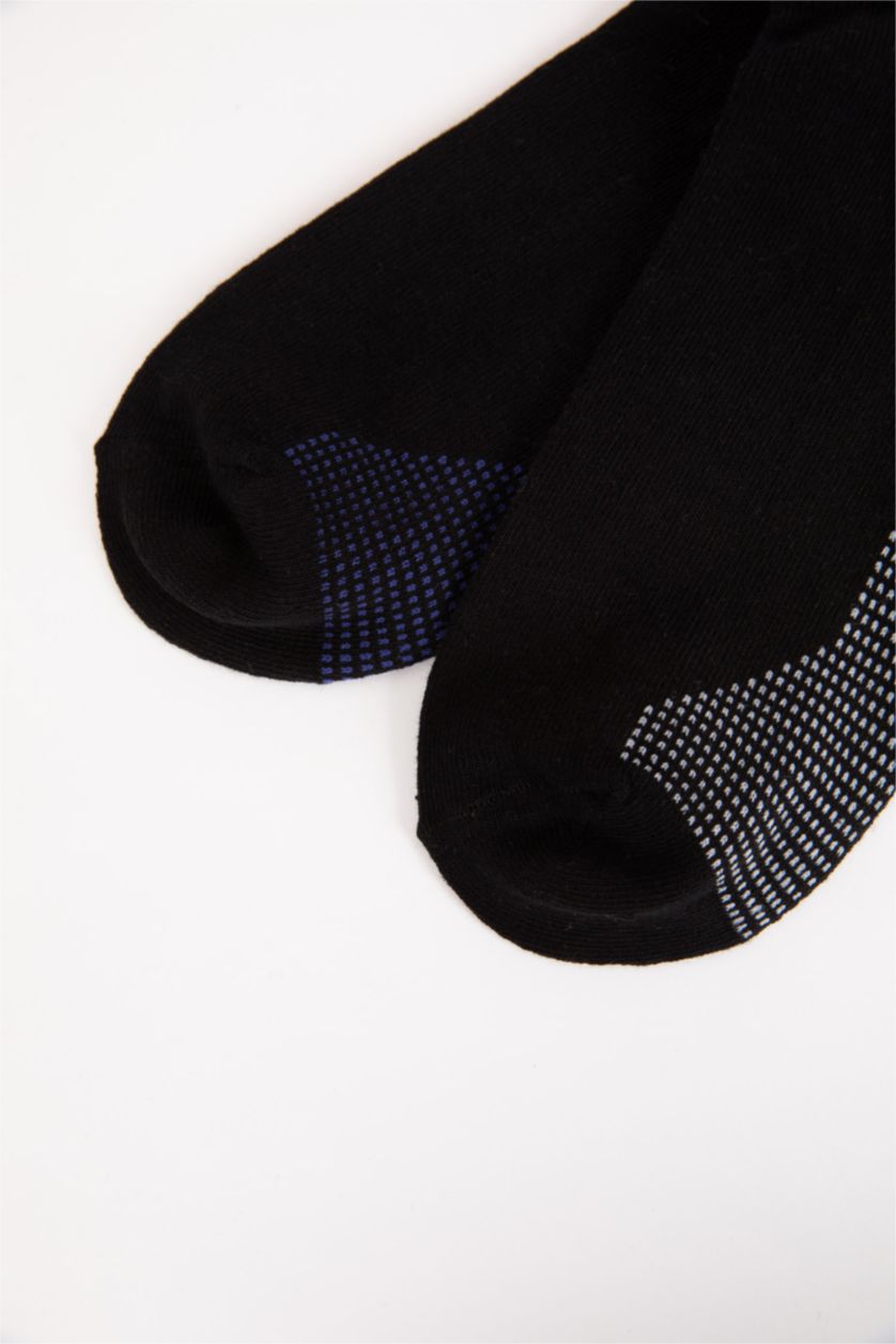 Мужчины Черный Носки из хлопка для мужчин, 2 пары