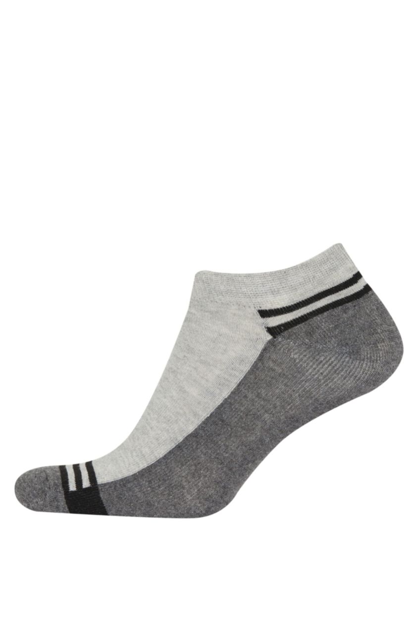 Erkek Karma Erkek 3'lü Pamuklu Patik Çorap