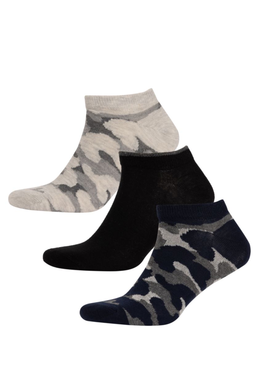 HOMME Marin Chaussettes Courtes Coton Pour Homme - 3 Pièces
