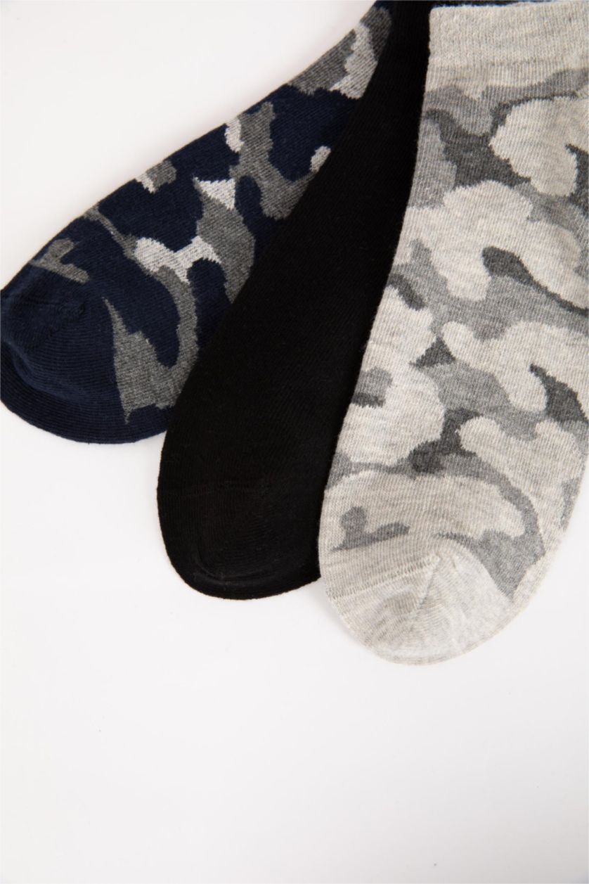 HOMME Marin Chaussettes Courtes Coton Pour Homme - 3 Pièces