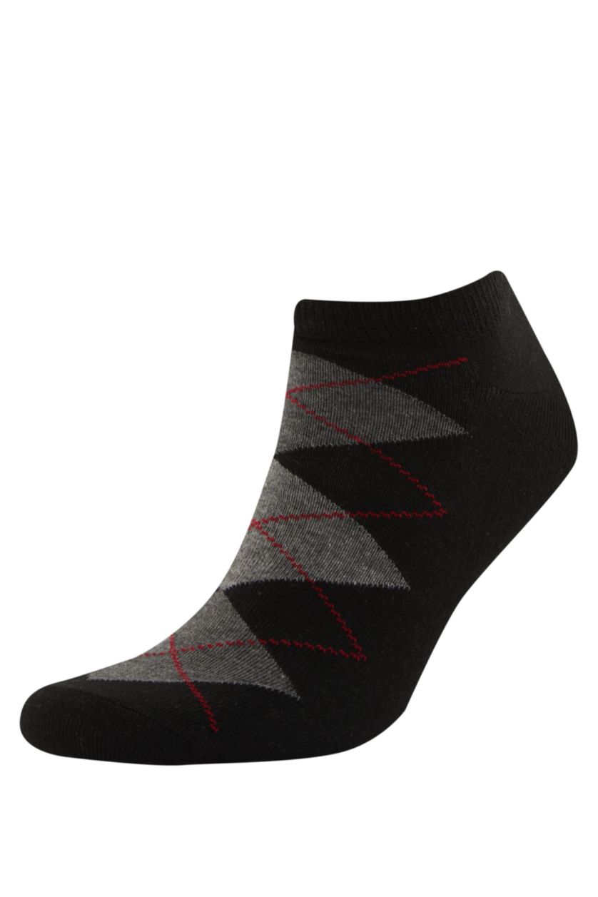 رجال Karma جوارب رجالي قصيرة قطن مخطط - 5 قطع