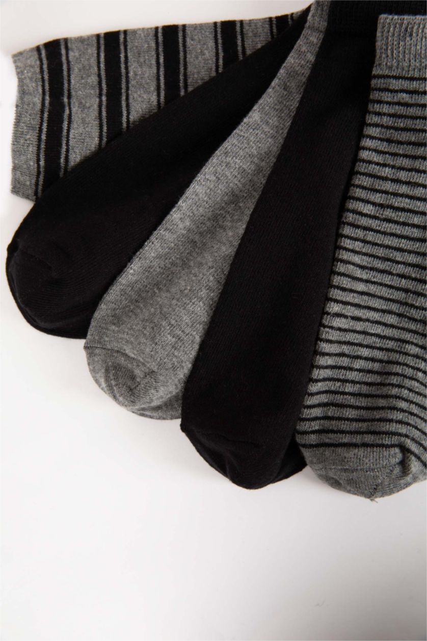 Erkek Karma 5'li Pamuklu Patik Çorap