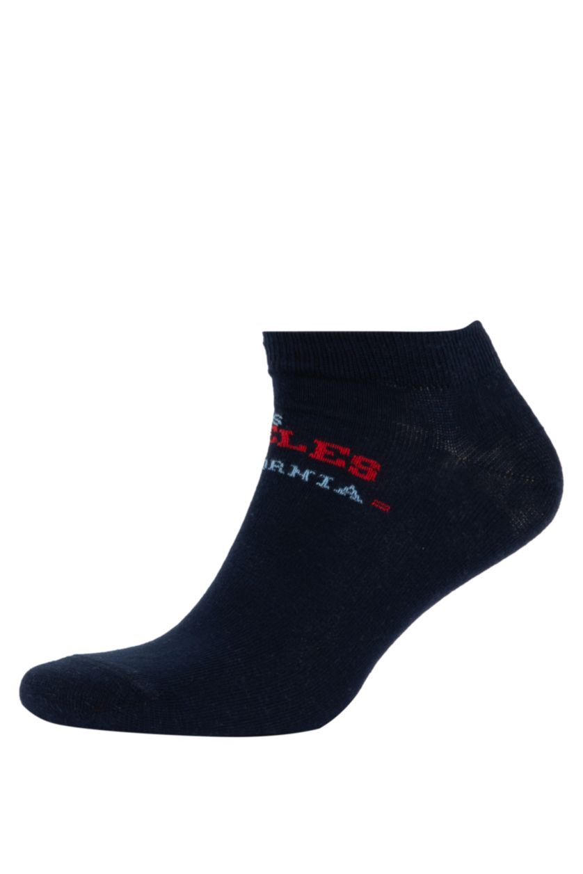 Erkek Karma Erkek 3'lü Pamuklu Patik Çorap