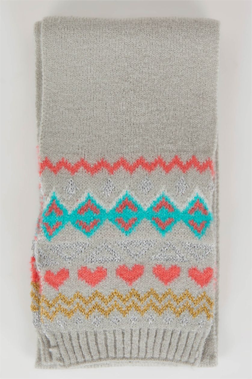 GIRLS & TEENS Light Grey Girl Scarf