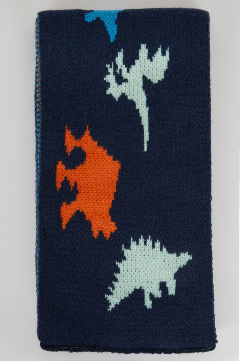 GARÇONS Indigo Foncé ensemble D'Écharpe et Bonnet Pour Garçon - 2 Pièces