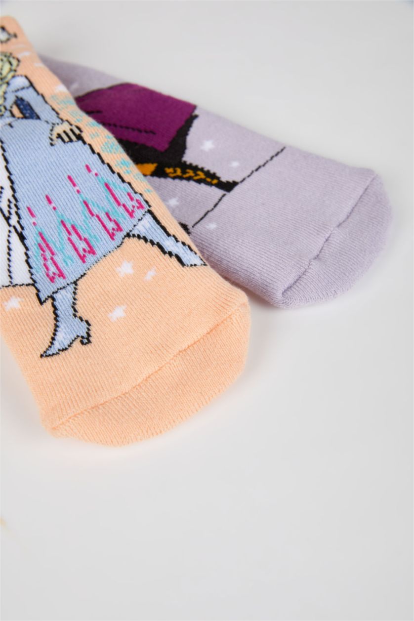 بنات Karma جوارب طويلة قطن بناتي من فروزن  - قطعتين