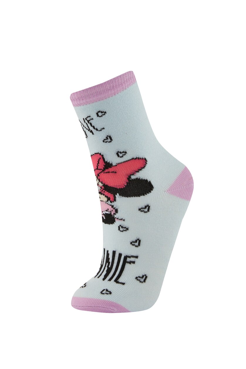 GIRLS & TEENS Karma Girl Disney Mickey & Minnie 2 Piece Cotton Socks