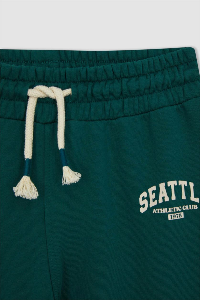 بنات أخضر غامق سروال جوجر فيت