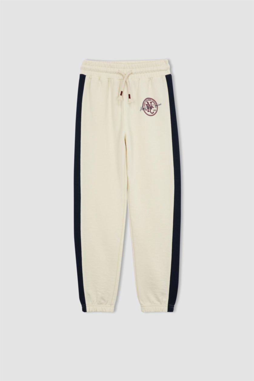 Девочки и подростки Бежевый Джоггеры для девочек, Школьная коллекция