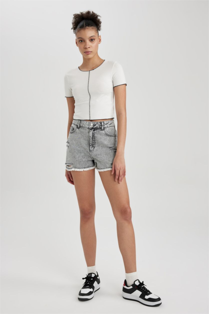 Женская Кремовый Футболка с коротким рукавом, Coool