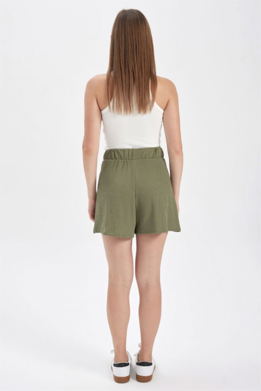 FEMME Kaki Short Coupe Relaxant