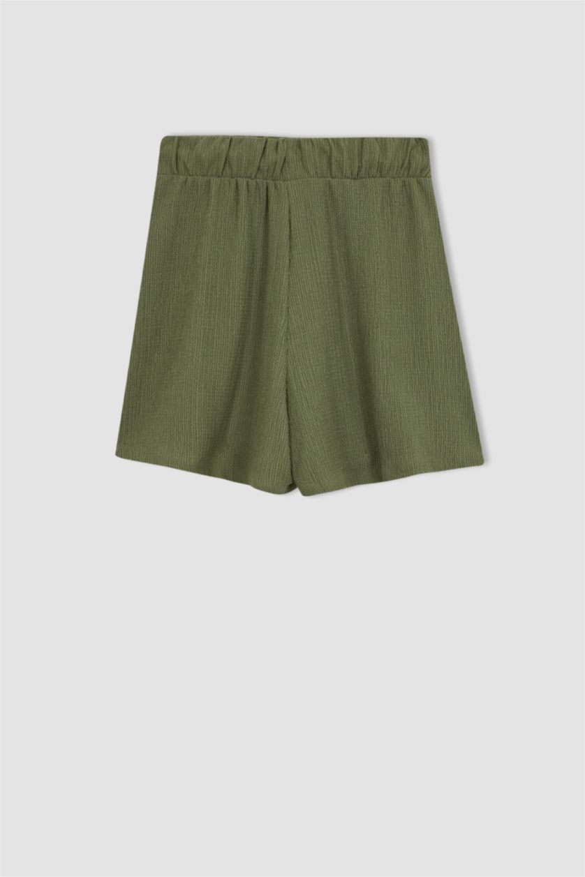 FEMME Kaki Short Coupe Relaxant