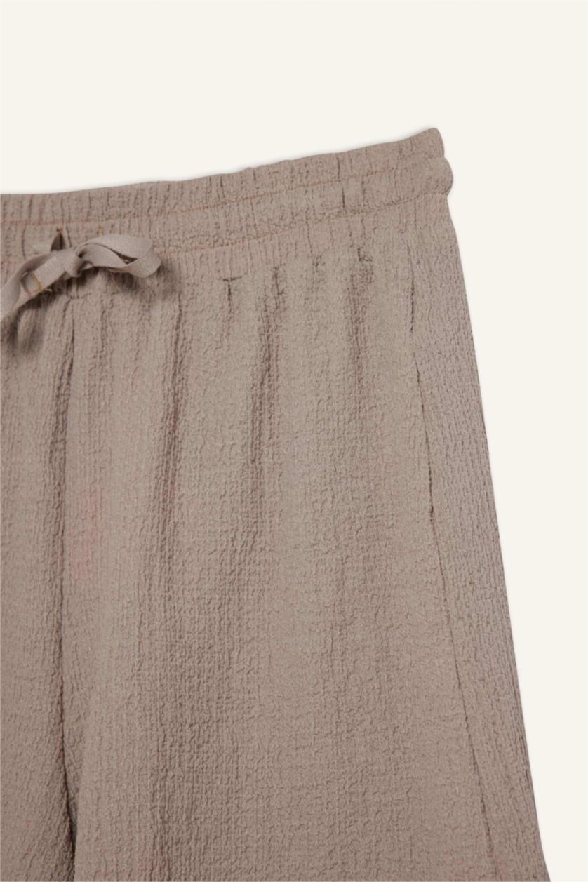 حريمي بيج شورت منسوج قصة فضفاضة