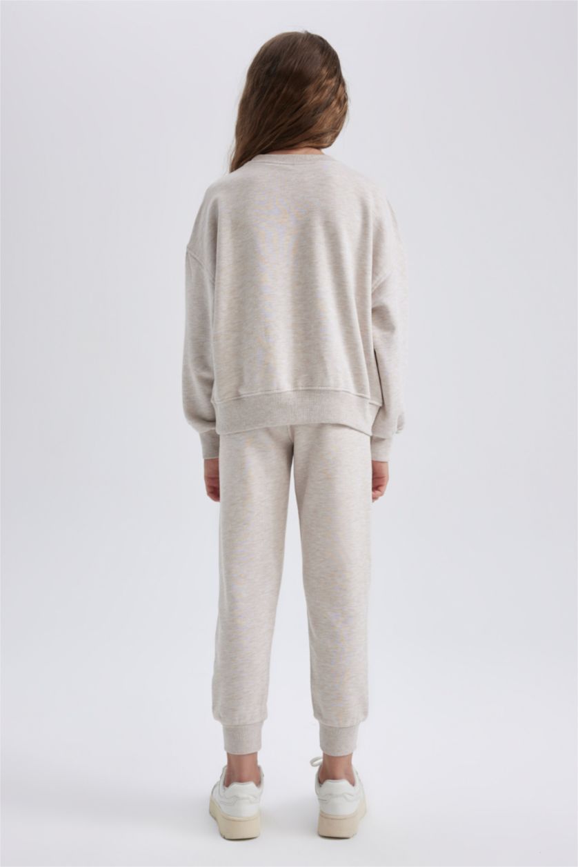 FILLES Beige Ensemble En Tricot Fille