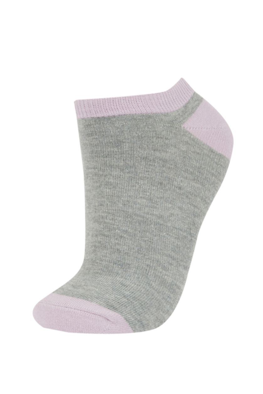 WOMAN MIXED 5 Piece Cotton Short Socks