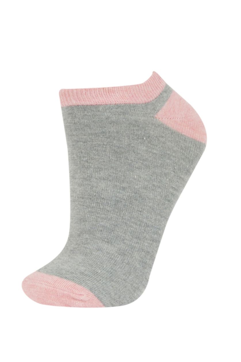 WOMAN MIXED 5 Piece Cotton Short Socks