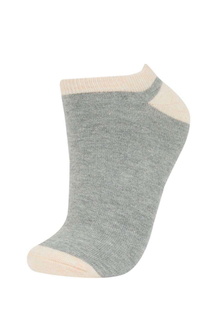 WOMAN MIXED 5 Piece Cotton Short Socks