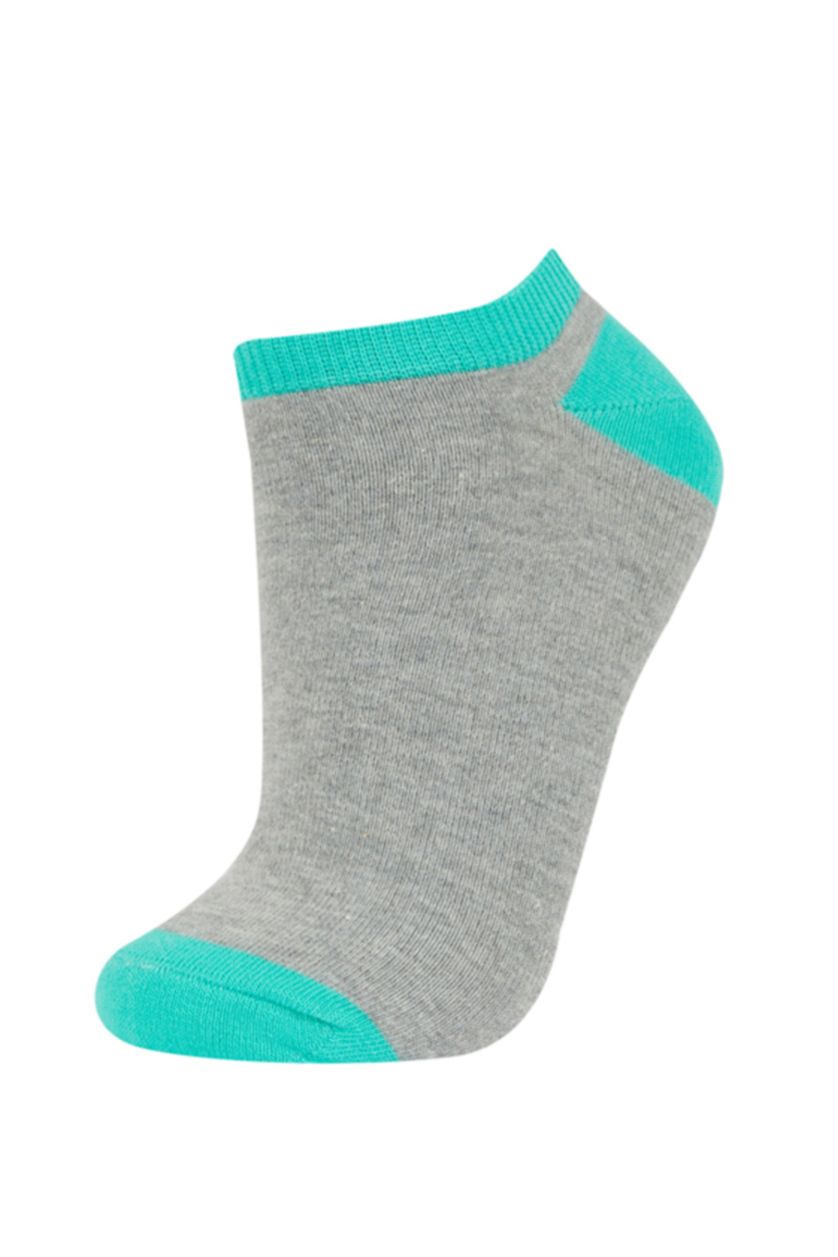 WOMAN MIXED 5 Piece Cotton Short Socks