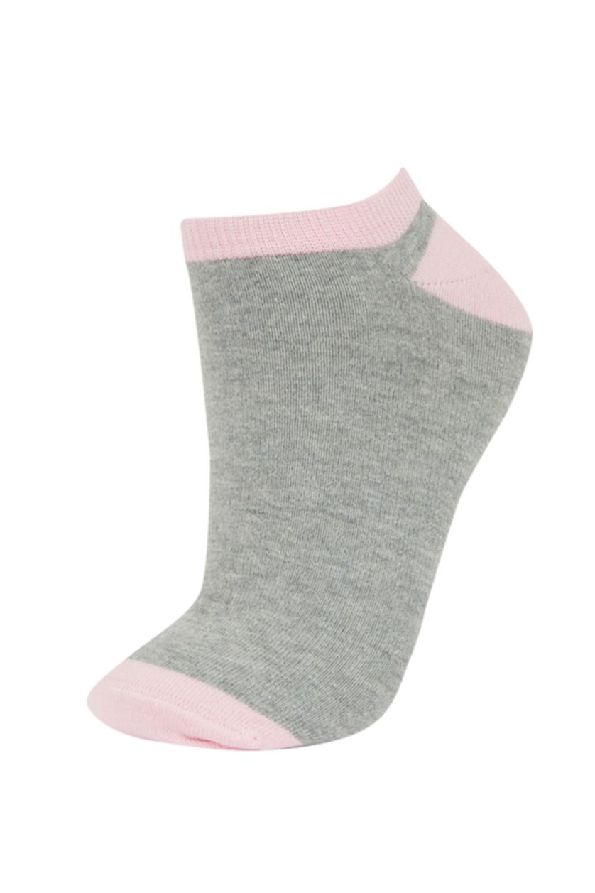 WOMAN MIXED 5 Piece Cotton Short Socks
