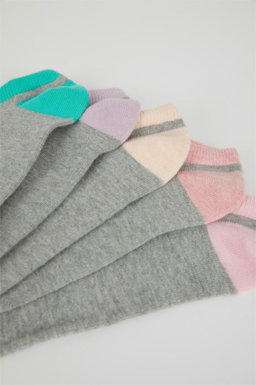 WOMAN MIXED 5 Piece Cotton Short Socks