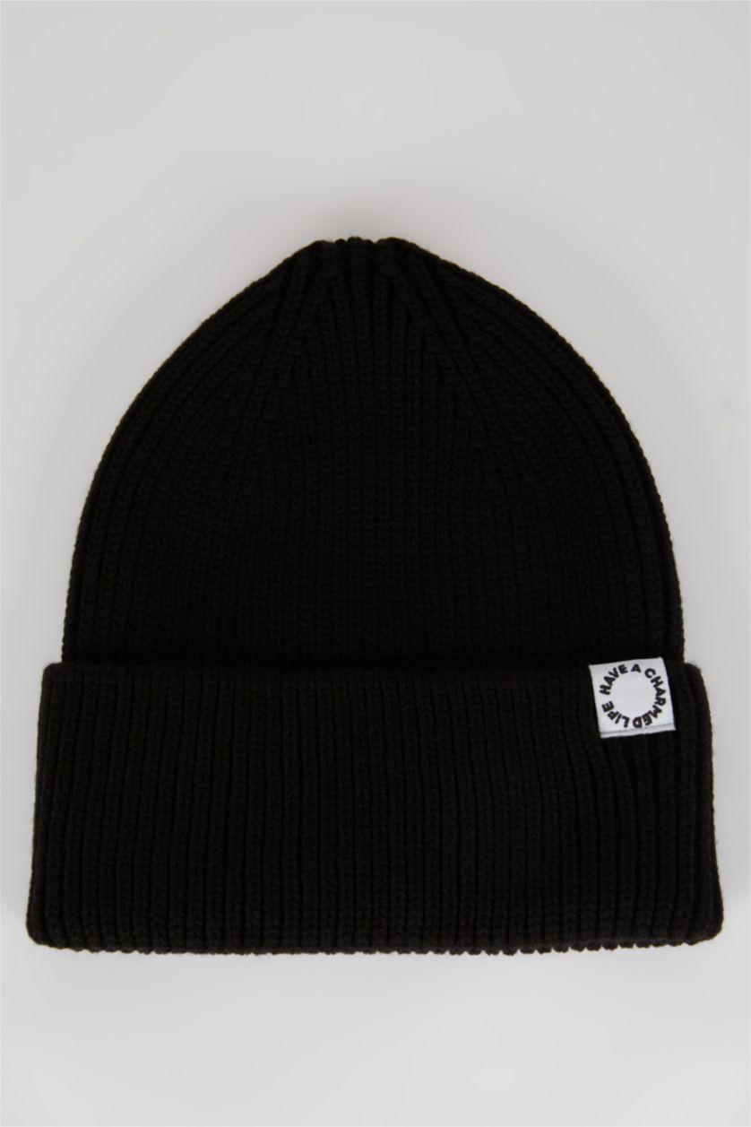 Woman Black Women Beret