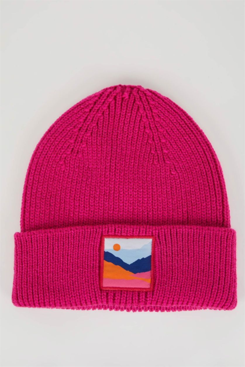 FEMME Rose Foncé Bonnet d'hiver
