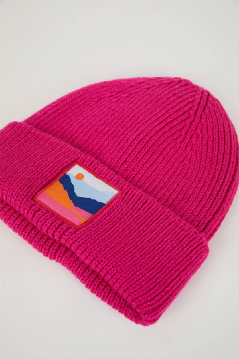 FEMME Rose Foncé Bonnet d'hiver