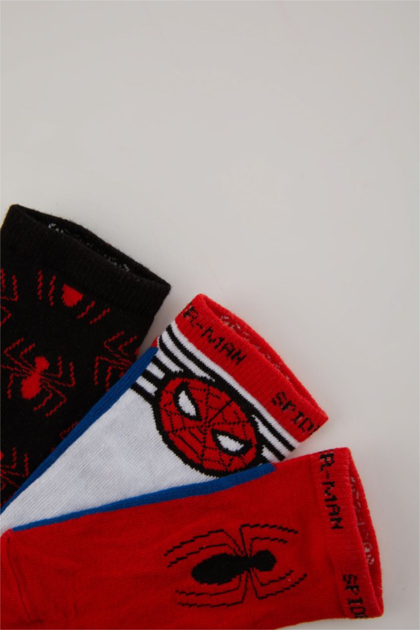 Boys & Teens Karma Boy Spiderman Licensed 3 piece Short Socks
