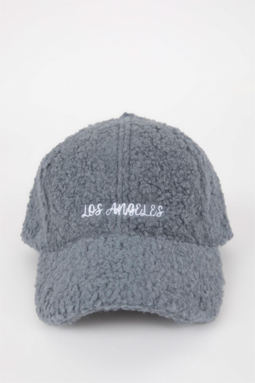 نساء رمادي قبعة قطن