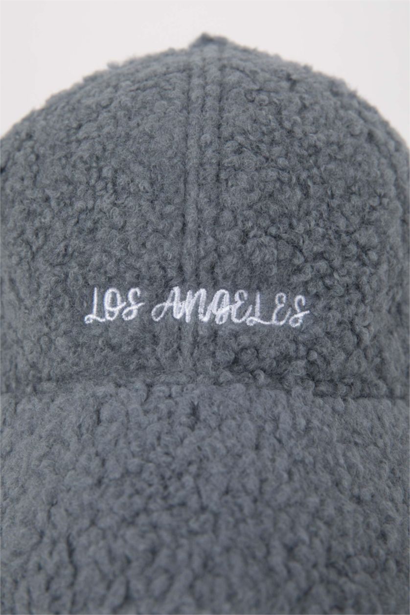 نساء رمادي قبعة قطن