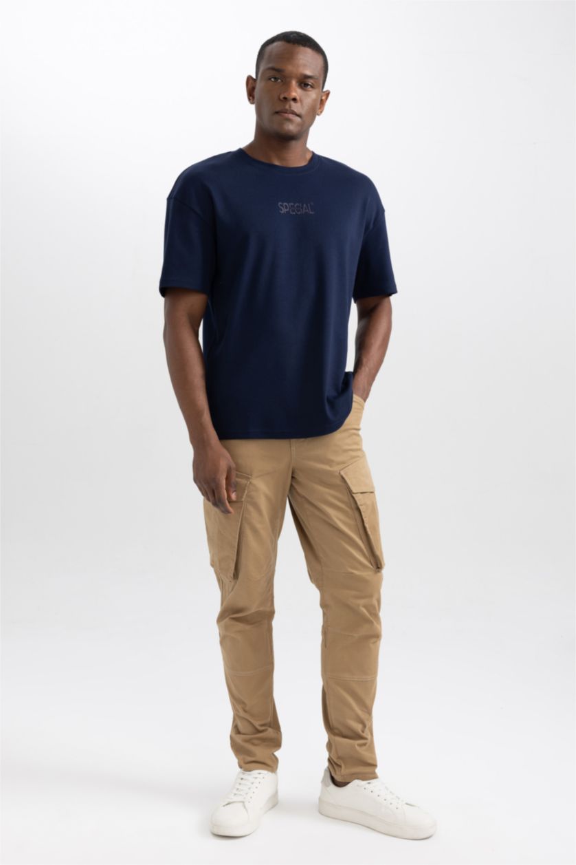 Men NAVY Comfort Fit Short Sleeve T-Shirt