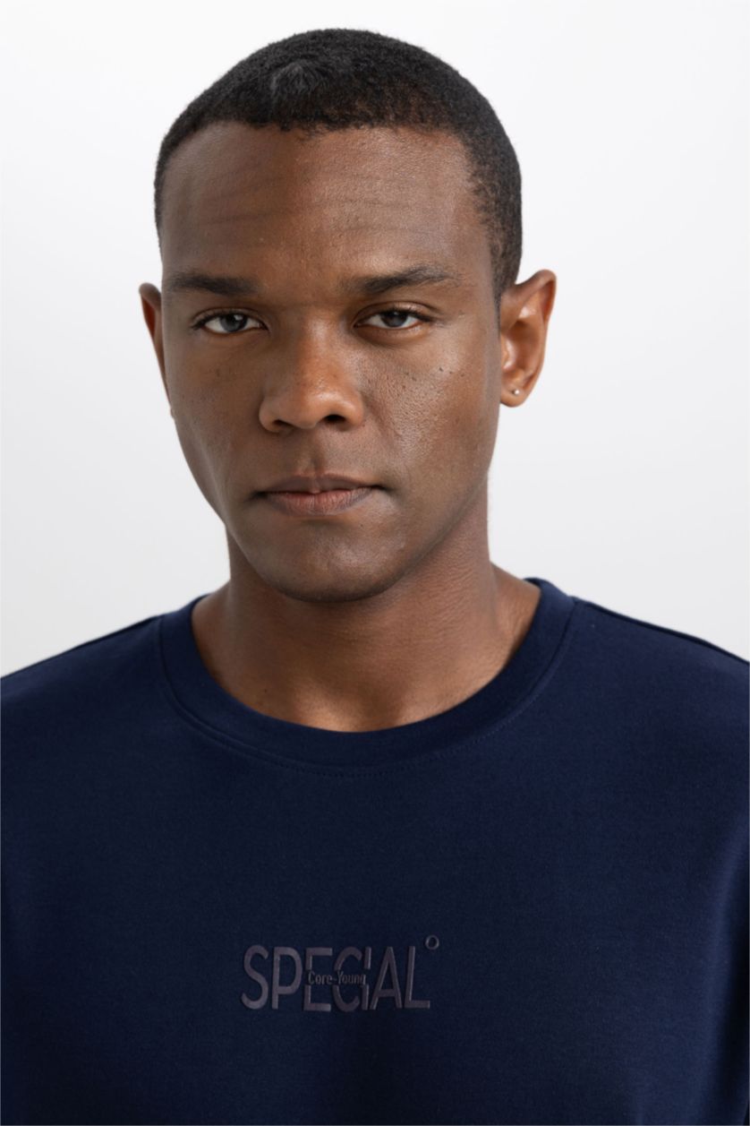 Men NAVY Comfort Fit Short Sleeve T-Shirt