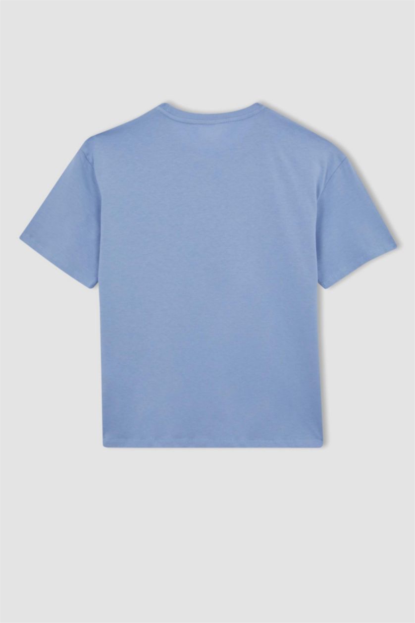 GARÇONS Bleu T-shirt à manches courtes Imprimé Col rond Garçon