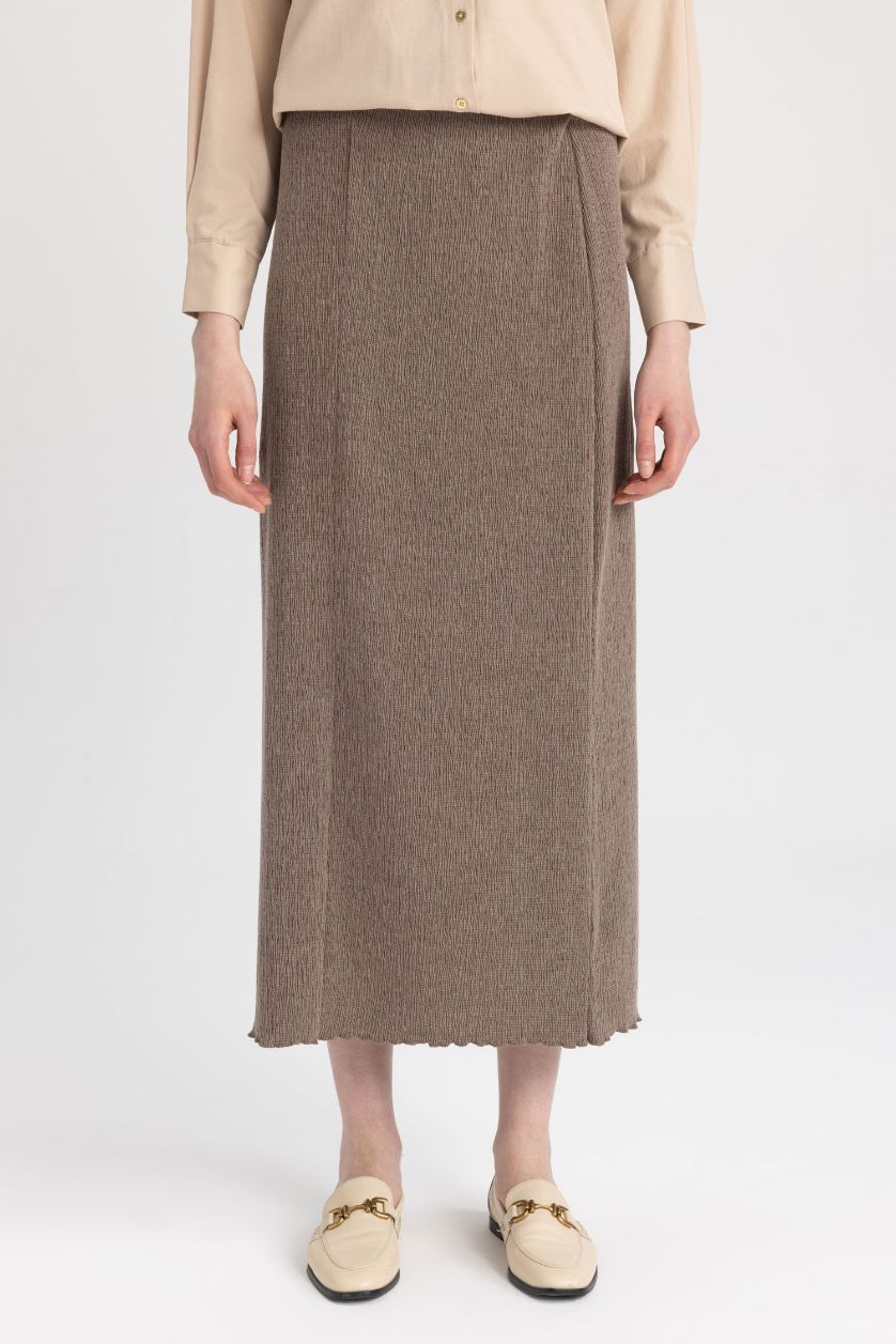 WOMAN Stone Midi Pencil Skirt