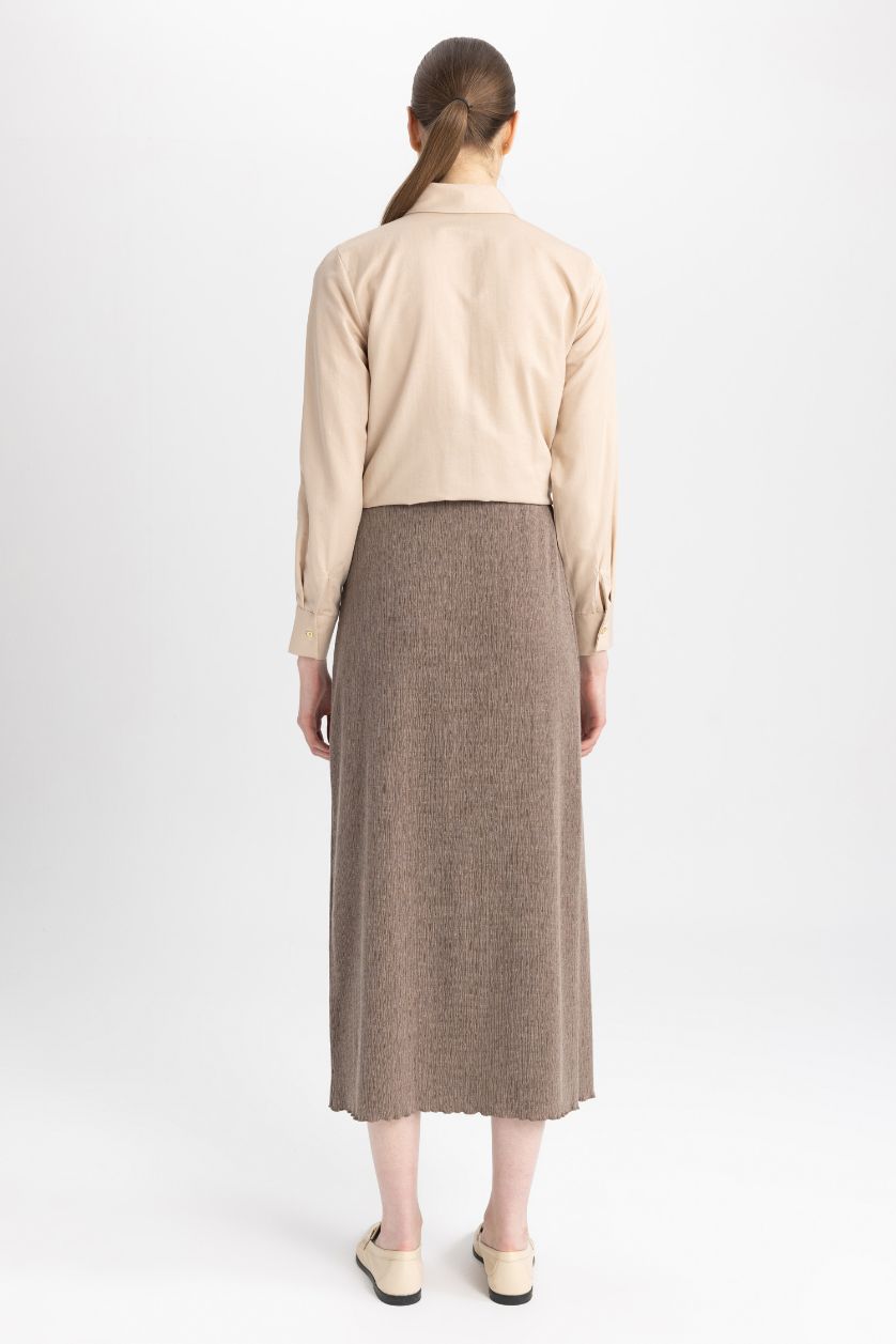 WOMAN Stone Midi Pencil Skirt