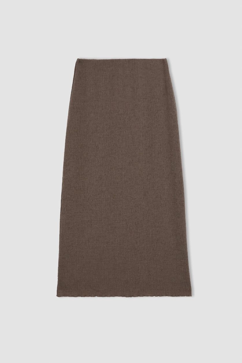 WOMAN Stone Midi Pencil Skirt