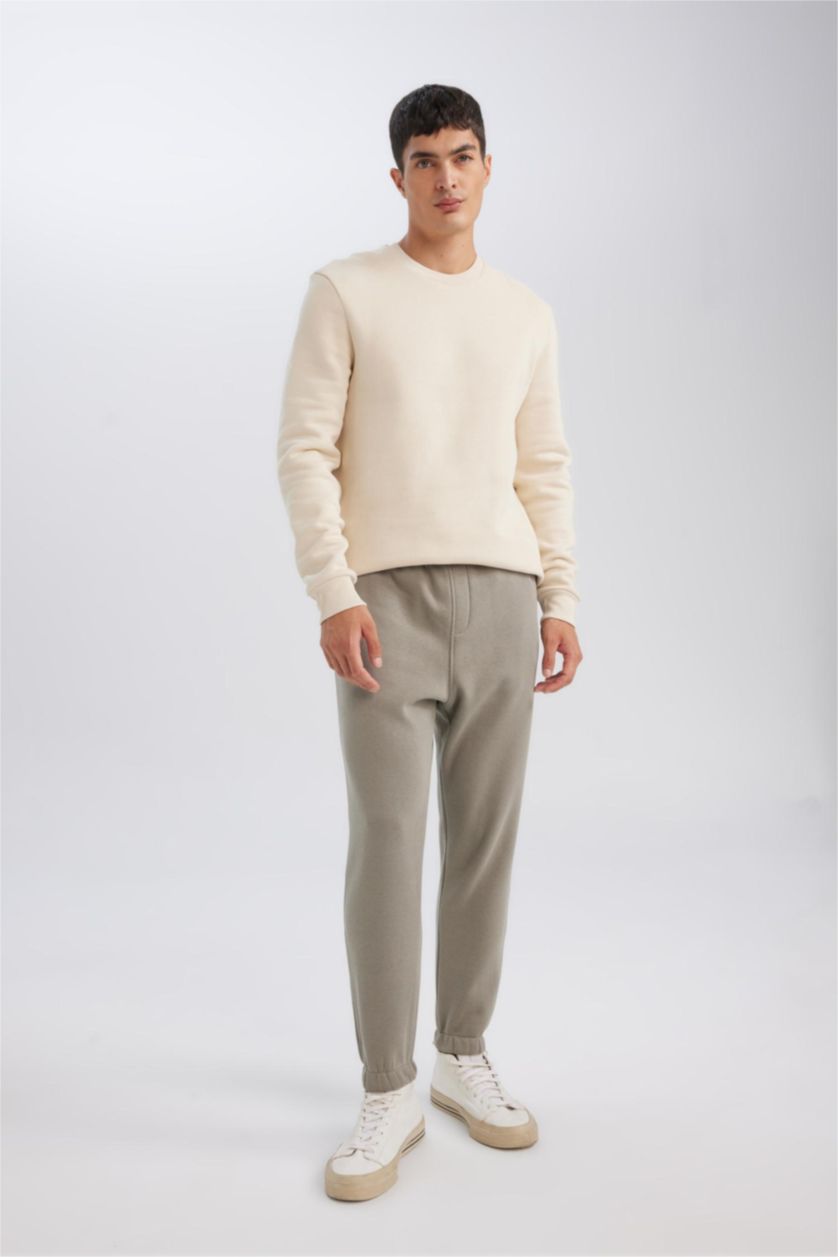 HOMME Kaki Standard Fit Trousers