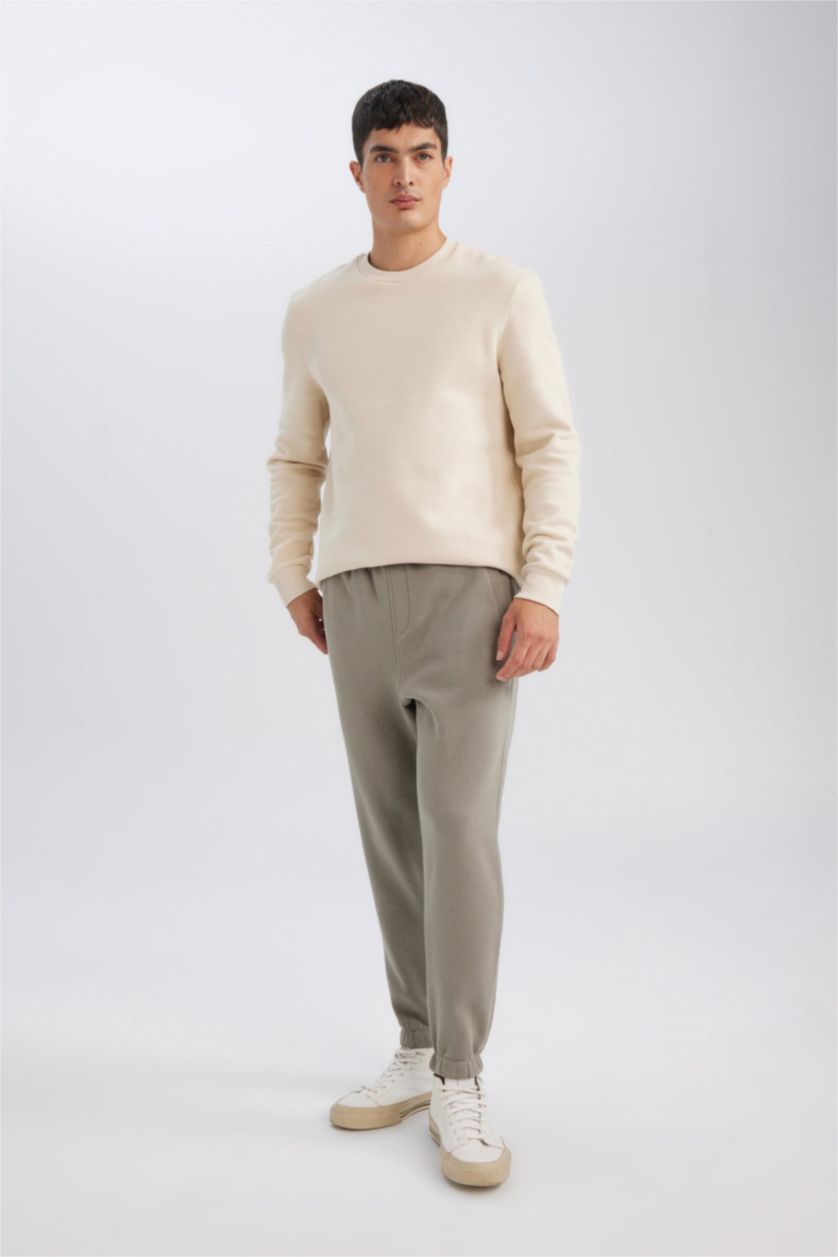 HOMME Kaki Standard Fit Trousers