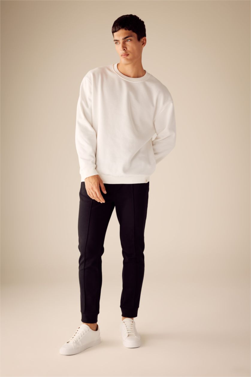 MAN Black Slim Fit Trousers