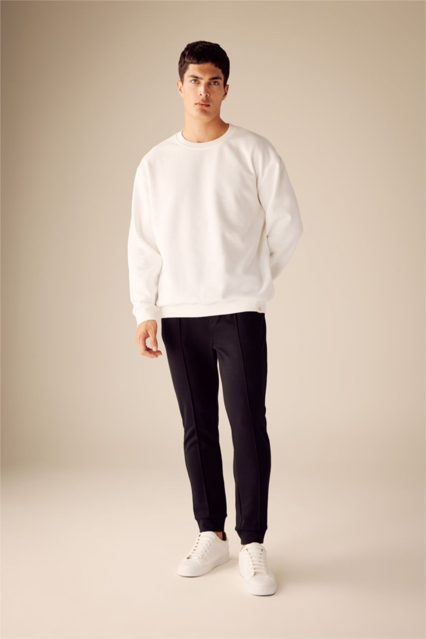 MAN Black Slim Fit Trousers