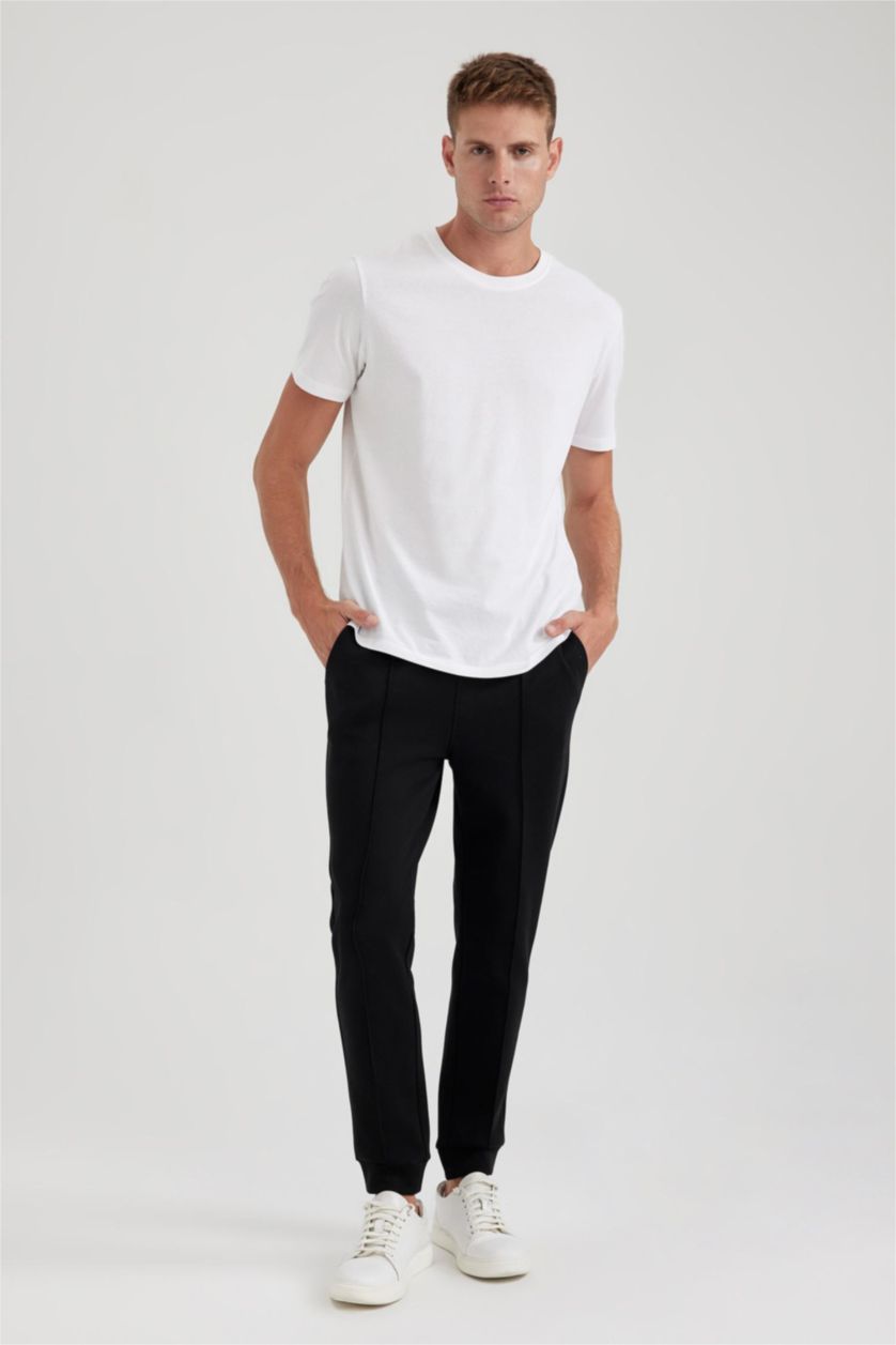MAN Black Slim Fit Trousers