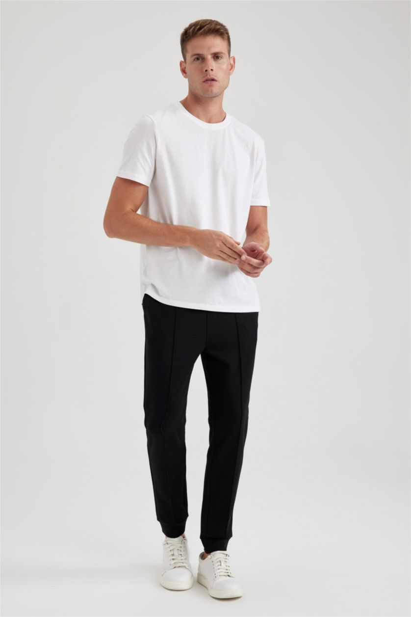MAN Black Slim Fit Trousers