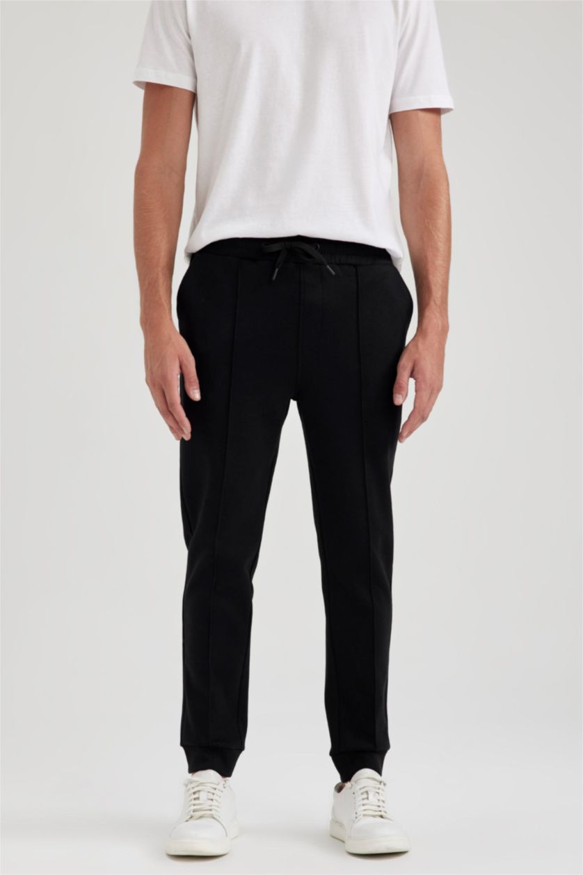 MAN Black Slim Fit Trousers